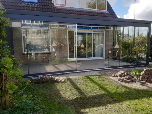 Profiline veranda 700x300 cm - Glasdak - Wormer