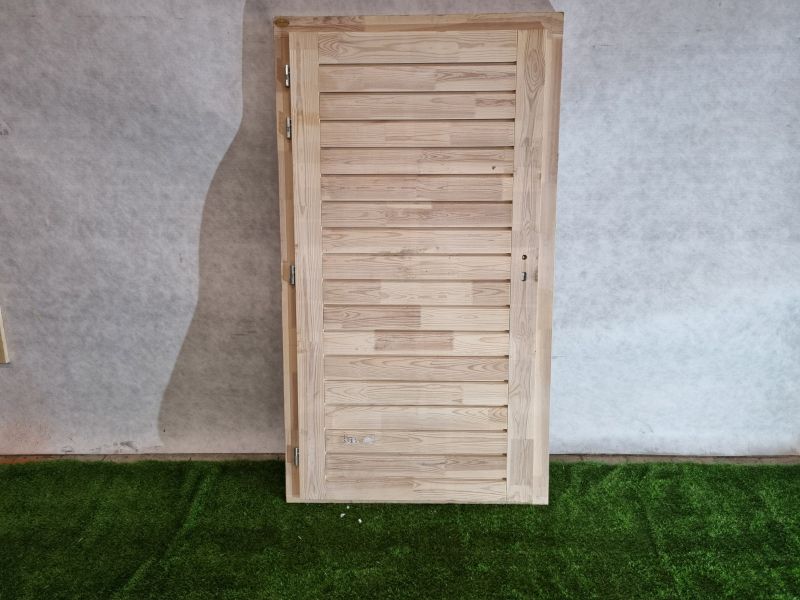 Enkele dichte deur, onbehandeld – linksopendraaiend (202,5 x 114 cm) - SALE25065 Enkele dichte deur, onbehandeld – linksopendraaiend (202,5 x 114 cm) - SALE25065