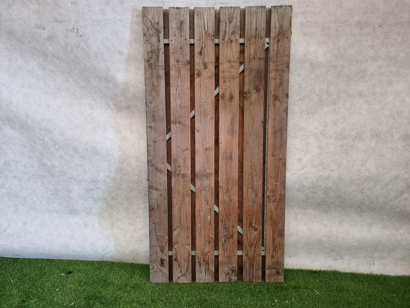Poort met stalen frame – 100 x 195 cm - SALE25141