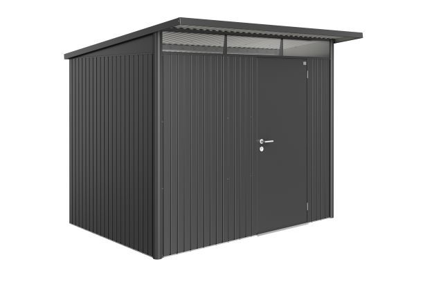 Biohort AvantGarde A5 metalen berging 260x180x218 cm donkergrijs met enkele deur Biohort AvantGarde A5 metalen berging 260x180x218 cm donkergrijs met enkele deur