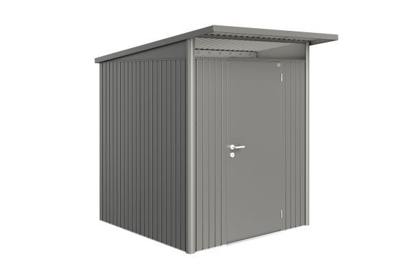 Biohort Metalen Berging AvantGarde A1 180x180x218 cm kwartsgrijs met enkele deur Biohort Metalen Berging AvantGarde A1 180x180x218 cm kwartsgrijs met enkele deur