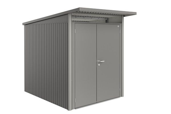 Biohort AvantGarde A2 metalen berging 180x220x218 cm kwartsgrijs met dubbele deur Biohort AvantGarde A2 metalen berging 180x220x218 cm kwartsgrijs met dubbele deur