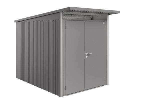 Biohort AvantGarde A3 metalen berging 180x260x218 cm kwartsgrijs met dubbele deur Biohort AvantGarde A3 metalen berging 180x260x218 cm kwartsgrijs met dubbele deur