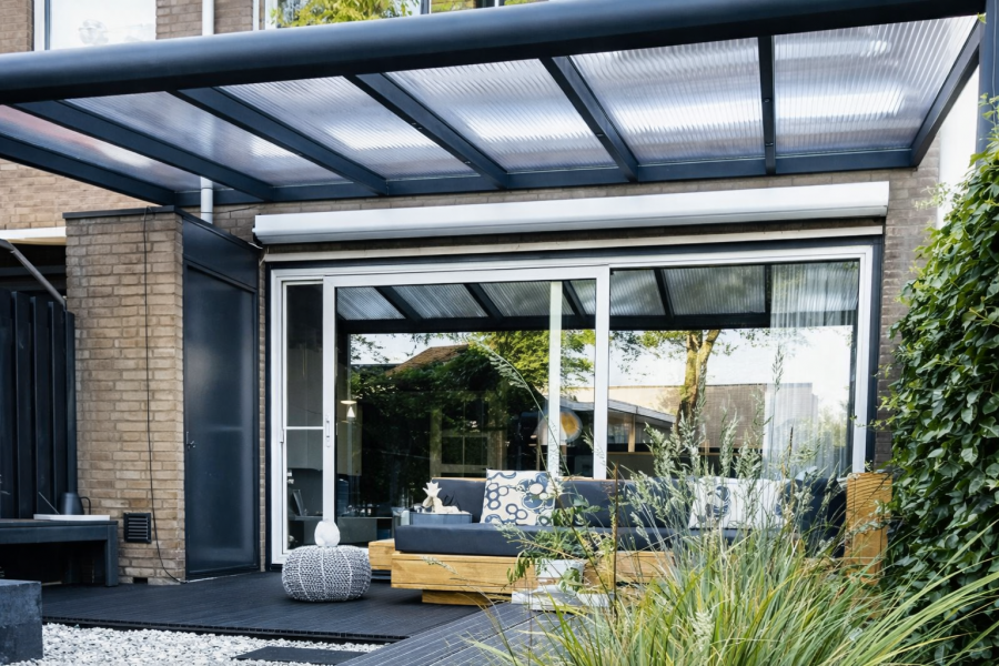 Aluminium Veranda Profiline 519x300cm - 's-Gravendeel