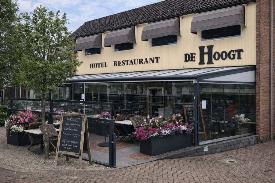 Aluminium veranda met glasschuifsysteem - Maasdam