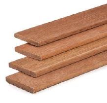 Hardhout geschaafd reliëf timmerhout 1,2x9x180 cm Hardhout geschaafd reliëf timmerhout 1,2x9x180 cm