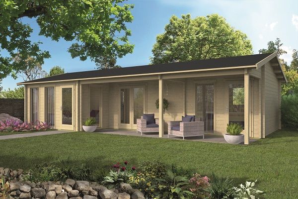 Blokhut Letterkenny 70 mm 1120x595 cm Blokhut Letterkenny 70 mm 1120x595 cm