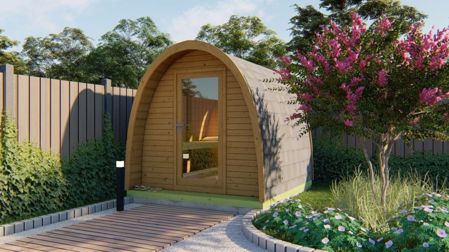 POD sauna Tolva 260x260 cm Thermowood POD sauna Tolva 260x260 cm Thermowood