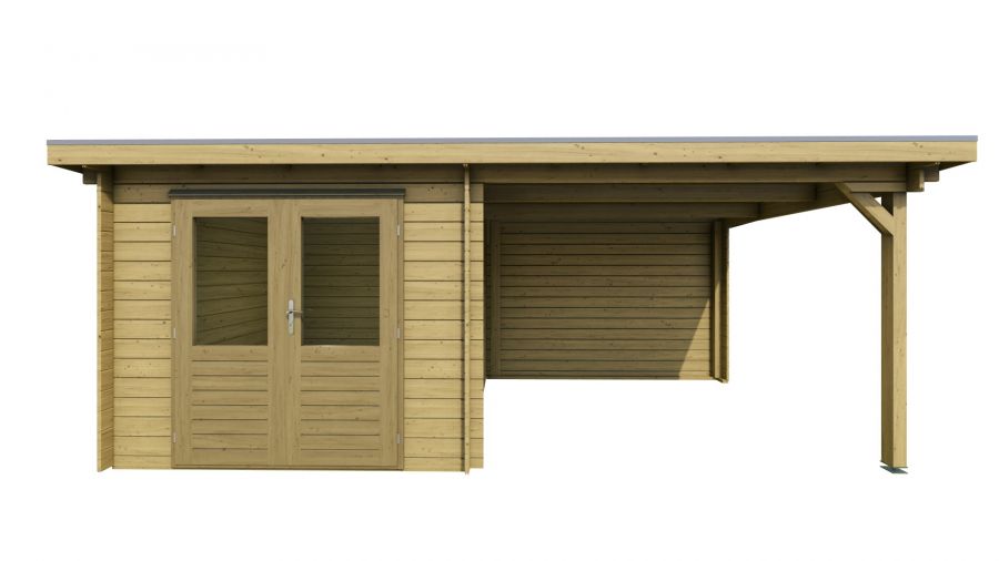 Classicline Blokhut Limburg Geïmpregneerd 250x250 + 300