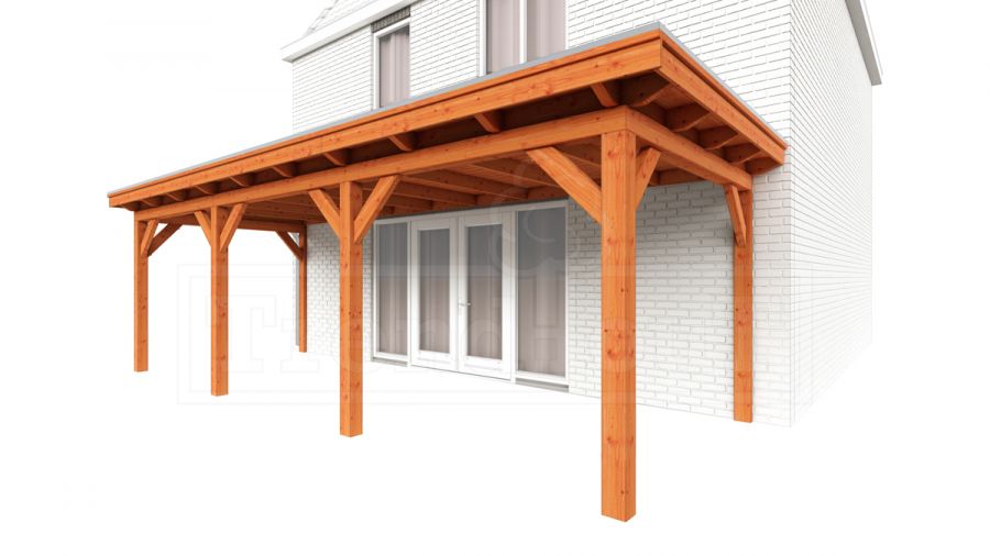 Aanbouwveranda Lucca 795x325 cm - Plat dak Aanbouwveranda Lucca 795x325 cm - Plat dak