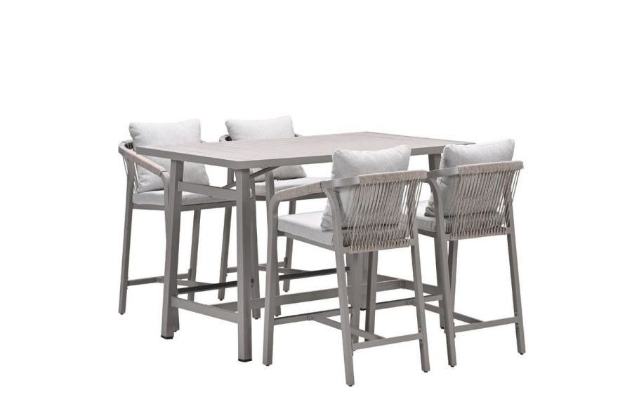Garden Impressions barset Monti 5-delig taupe / rope grey sand / valley sand Garden Impressions barset Monti 5-delig taupe / rope grey sand / valley sand