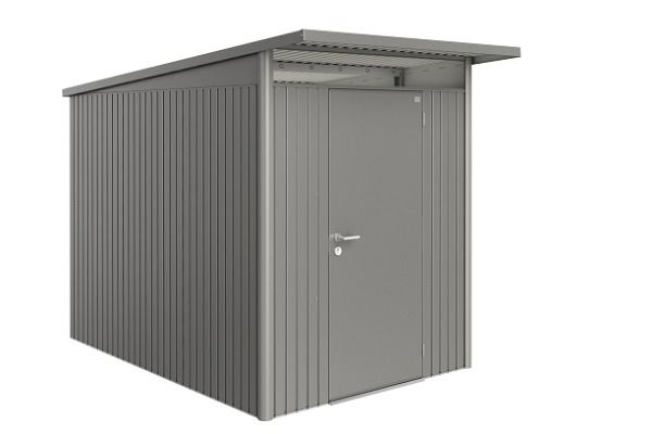Biohort AvantGarde A3 metalen berging 180x260x218 cm kwartsgrijs met enkele deur Biohort AvantGarde A3 metalen berging 180x260x218 cm kwartsgrijs met enkele deur