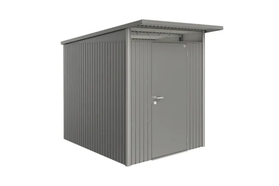 Biohort AvantGarde A2 metalen berging 180x220x218 cm kwartsgrijs met enkele deur Biohort AvantGarde A2 metalen berging 180x220x218 cm kwartsgrijs met enkele deur