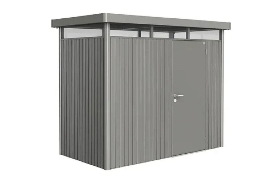 Biohort Highline H1 metalen tuinhuis 275x155x222 cm met enkele deur Biohort Highline H1 metalen tuinhuis 275x155x222 cm met enkele deur