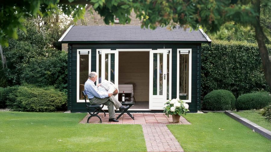 Lugarde Blokhut B13 400x300 cm - 44 mm Lugarde Blokhut B13 400x300 cm - 44 mm