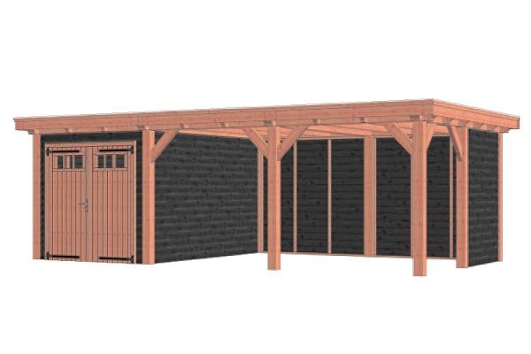 Buitenverblijf Siena 775x415 cm - Combinatie 1 Buitenverblijf Siena 775x415 cm - Combinatie 1