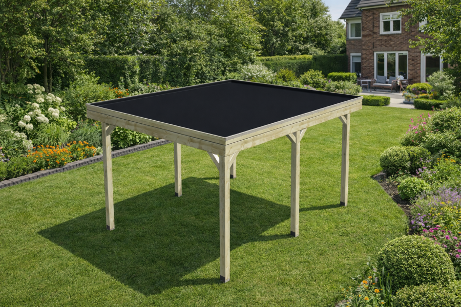 1 stuk beschikbaar: Lugarde overkapping 240x300 cm plat dak incl. EPDM - SALE01945 1 stuk beschikbaar: Lugarde overkapping 240x300 cm plat dak incl. EPDM - SALE01945