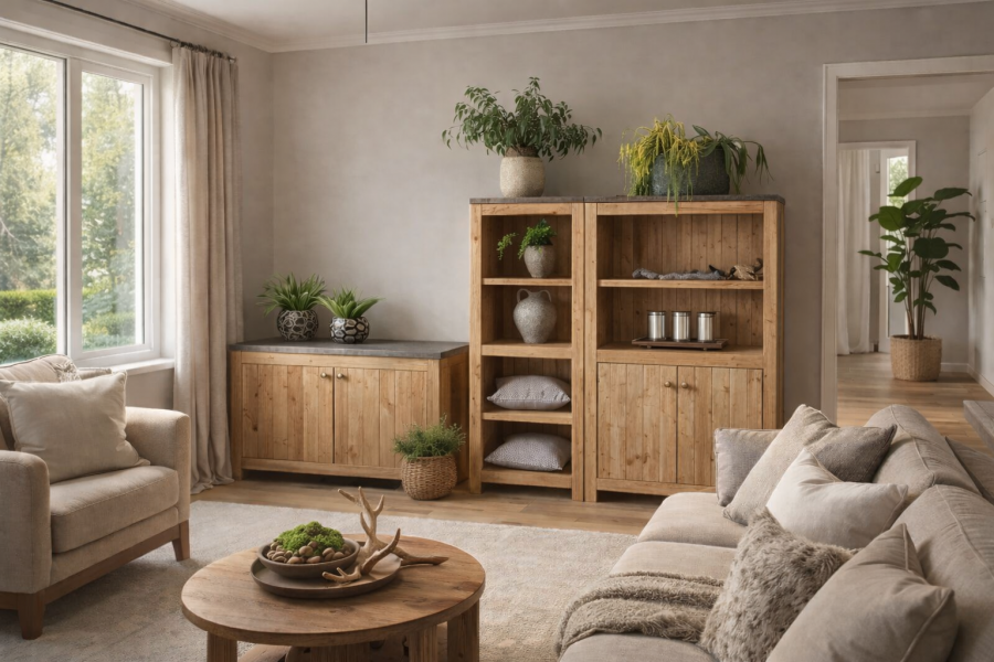 Woodvision Douglas buitenkeuken 279,5x168/90x56 cm - Showmodel Hoofddorp Woodvision Douglas buitenkeuken 279,5x168/90x56 cm - Showmodel Hoofddorp