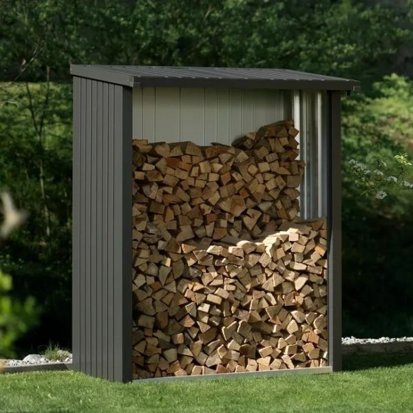 Biohort WoodStock metalen multi opslagplaats 157x102x199 cm donkergrijs Biohort WoodStock metalen multi opslagplaats 157x102x199 cm donkergrijs