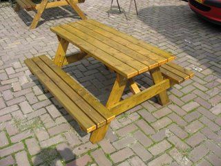 Picknicktafel volwassenen 74x126x180 cm Picknicktafel volwassenen 74x126x180 cm