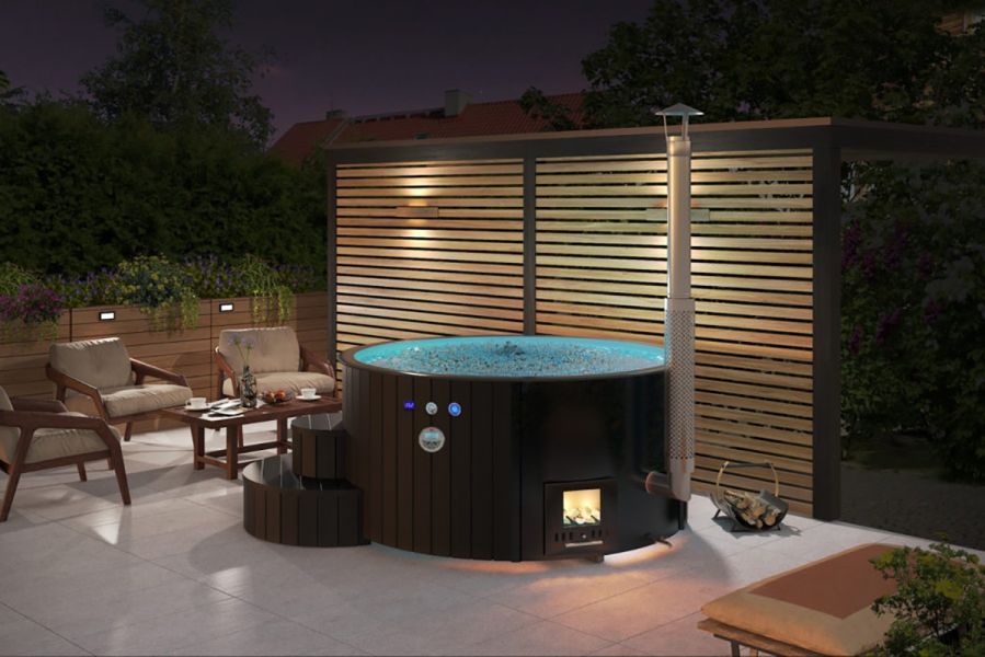 Hottub Luxe Black Edition Ø200cm Hottub Luxe Black Edition Ø200cm