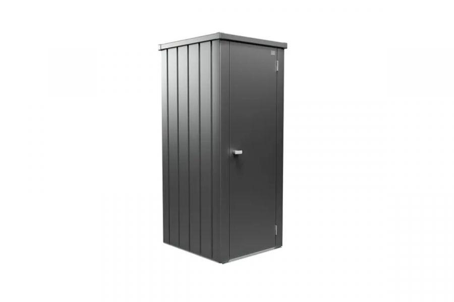 Biohort Julia L High metalen terraskast 77,7x87x180,9 cm donkergrijs metallic