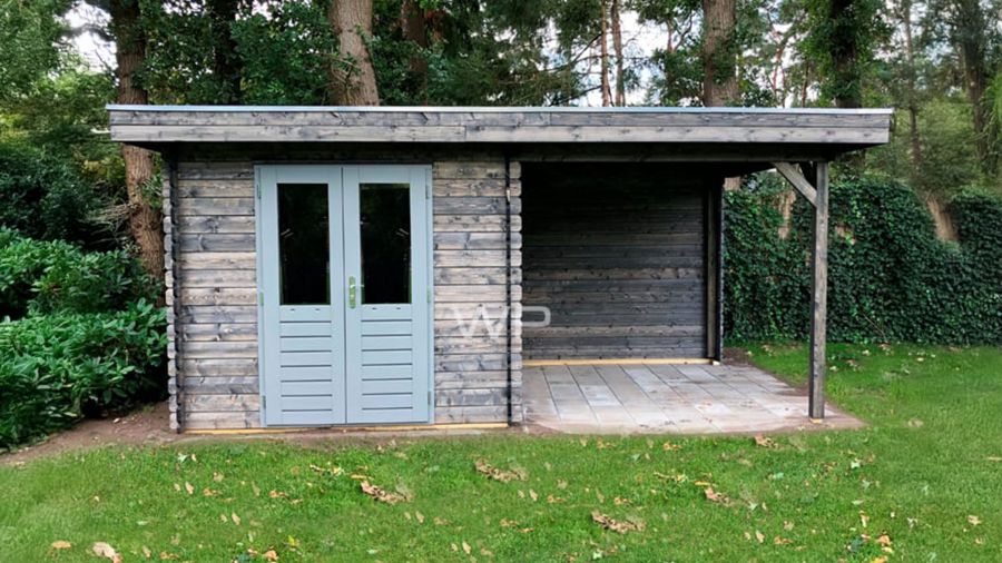 Woodpro Kampen Tuinhuis 500x300 cm 28 mm vuren blank Woodpro Kampen Tuinhuis 500x300 cm 28 mm vuren blank