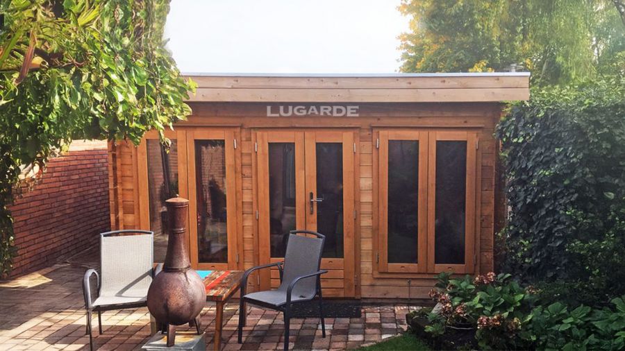 Lugarde B63 Blokhut 400x300 cm 44 mm vurenhout blank Lugarde B63 Blokhut 400x300 cm 44 mm vurenhout blank