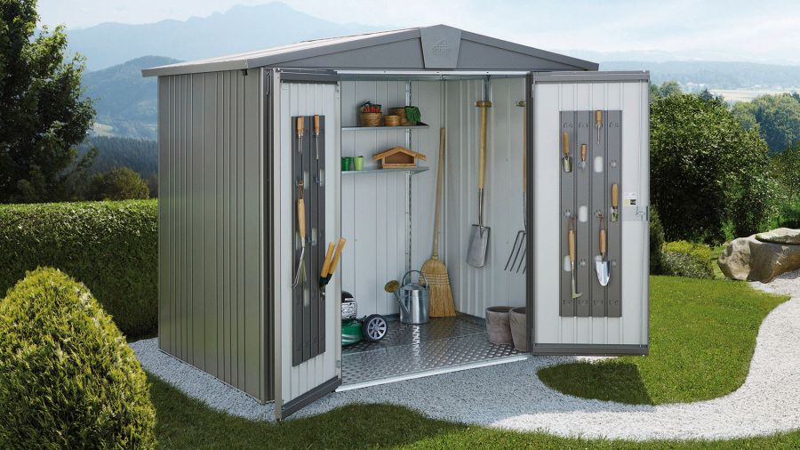 Biohort Europa 7 metalen tuinhuis 316x300x209 cm