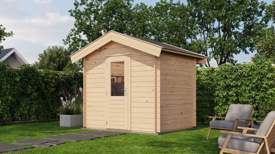 Lugarde Select Blokhut Ruurlo 250x200cm - Onbehandeld Lugarde Select Blokhut Ruurlo 250x200cm - Onbehandeld