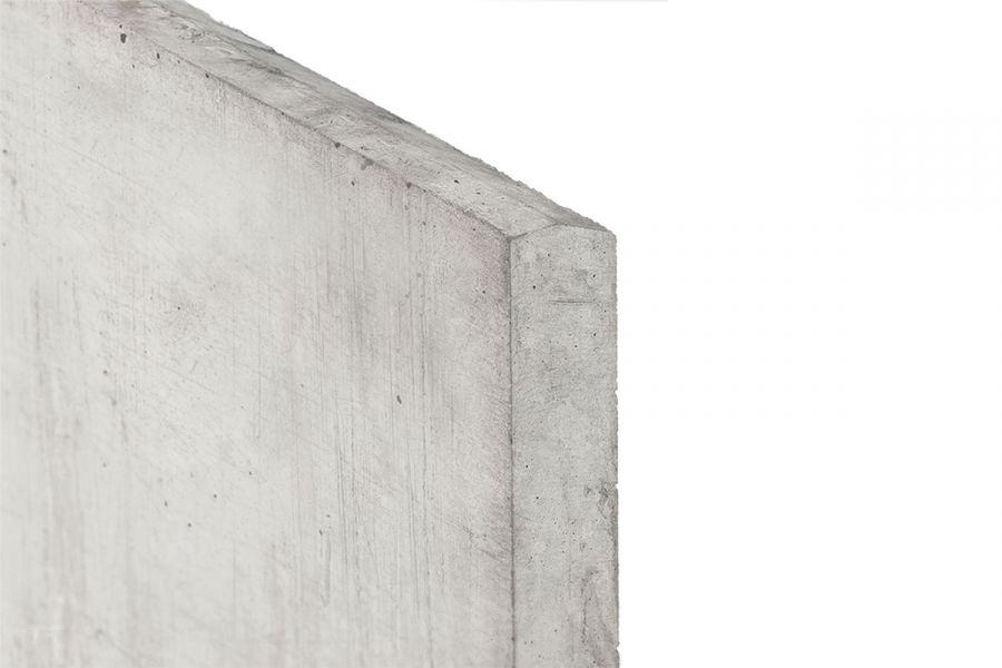 Betonnen onderplaat 3,5x25x180 cm wit/grijs 2-zijdig glad met afwateringsdakje Betonnen onderplaat 3,5x25x180 cm wit/grijs 2-zijdig glad met afwateringsdakje