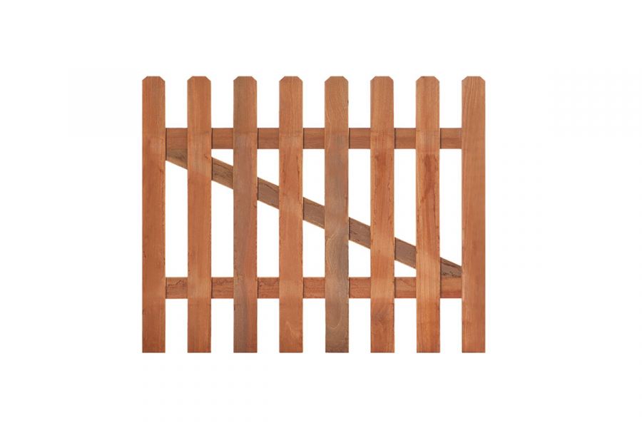 Tuinhekdeur hardhout recht 100x90 cm Tuinhekdeur hardhout recht 100x90 cm