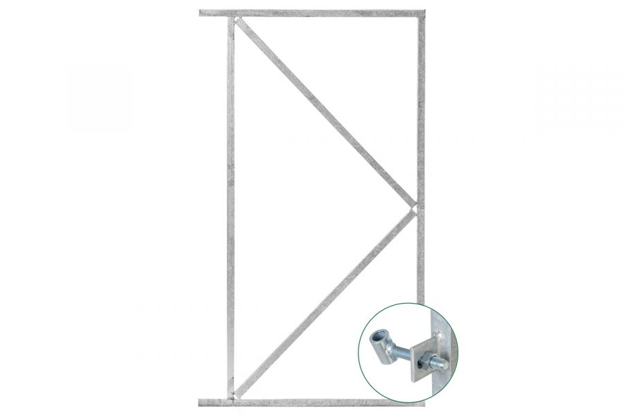 IJzeren deurframe 100x80 cm IJzeren deurframe 100x80 cm