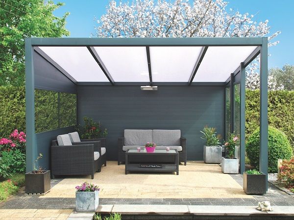 Verasol Profiline veranda 400x250 cm polycarbonaatdak Verasol Profiline veranda 400x250 cm polycarbonaatdak