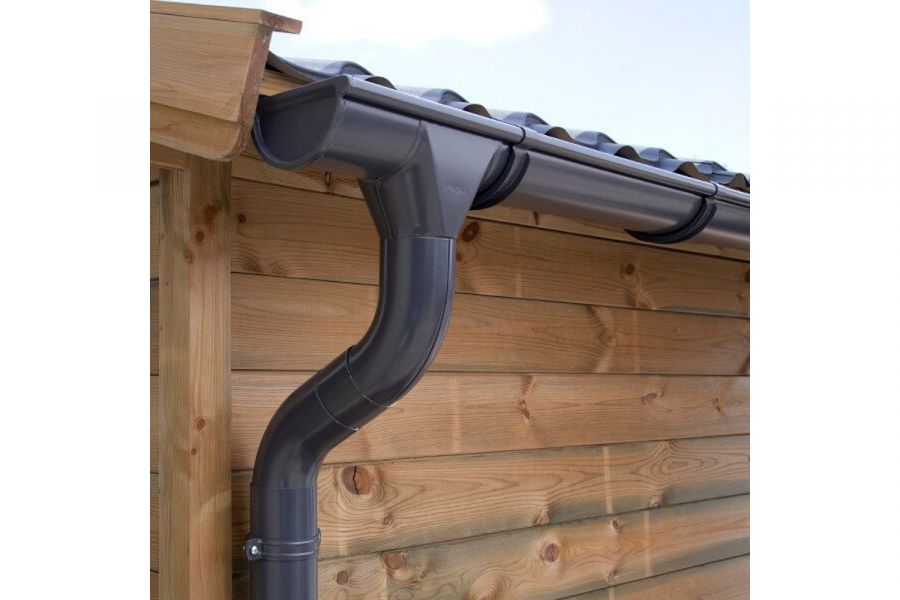 Verzinkte dakgootset 680 cm Antraciet Verzinkte dakgootset 680 cm Antraciet