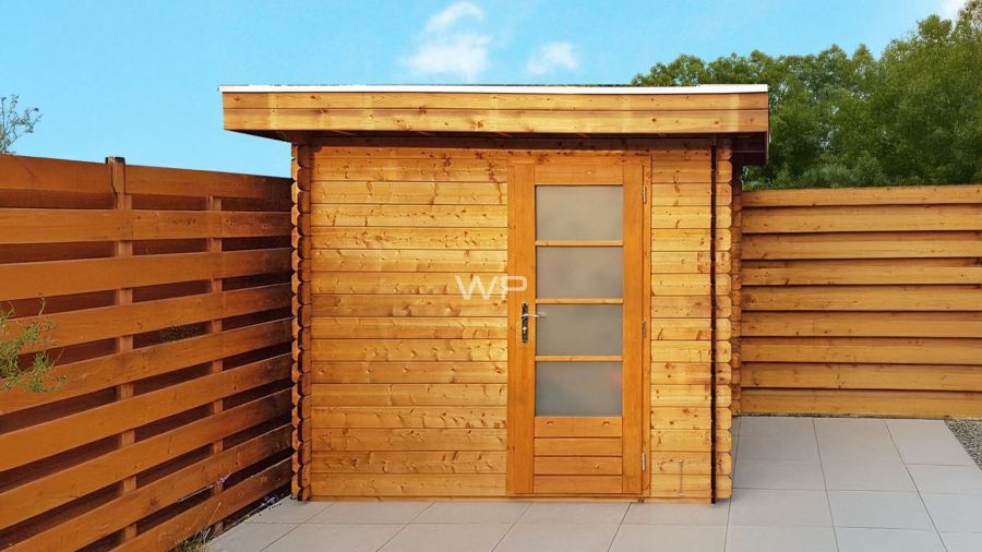 Woodpro Speuld Tuinhuis 250x200 cm 28 mm vuren blank