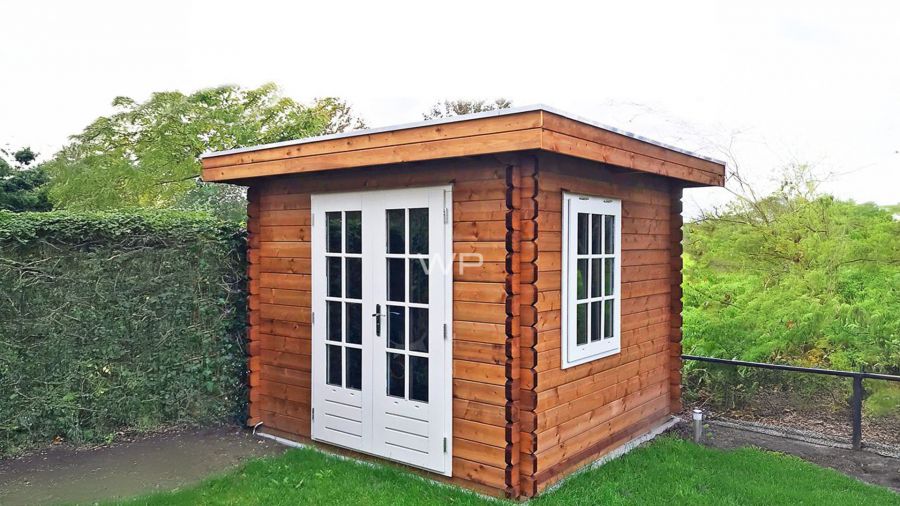 Woodpro Hierden Tuinhuis 250x250 cm 28 mm vuren blank