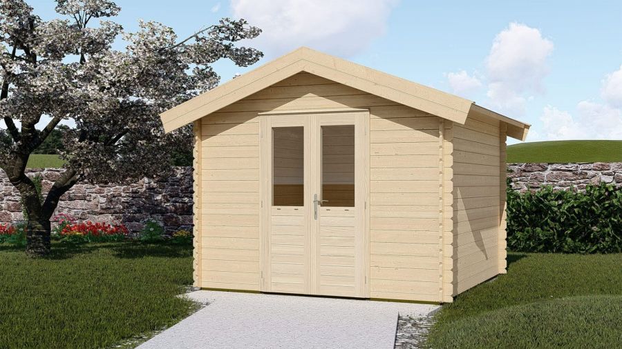 Woodpro Blokhut/Tuinhuis Dreumel 300x300 cm Woodpro Blokhut/Tuinhuis Dreumel 300x300 cm