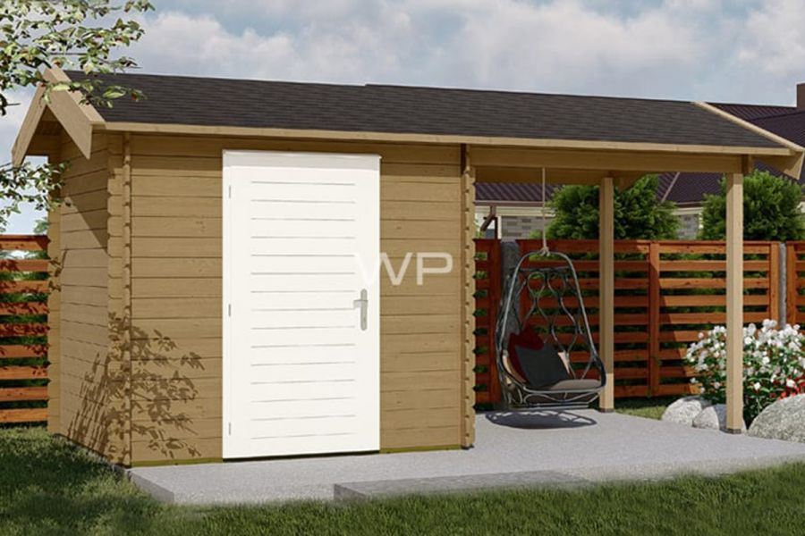 Woodpro Blokhut/Tuinhuis Strijenham 500x200 cm Woodpro Blokhut/Tuinhuis Strijenham 500x200 cm