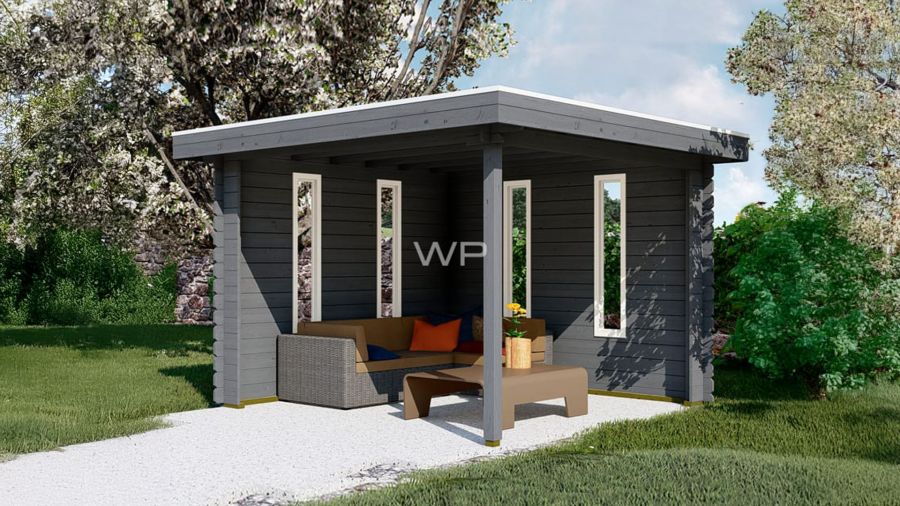 Woodpro Ingen Overkapping 300x300 cm 28 mm vuren blank Woodpro Ingen Overkapping 300x300 cm 28 mm vuren blank