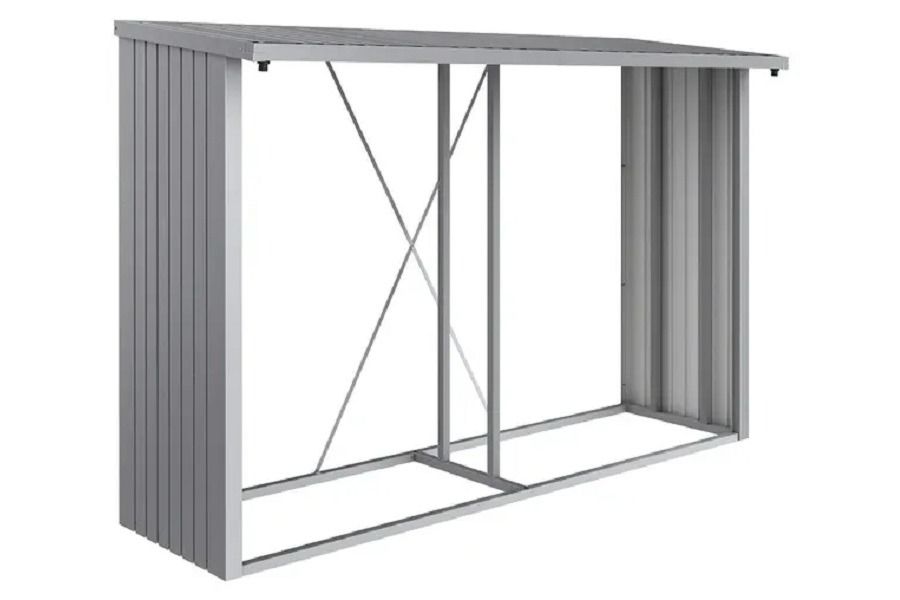 Biohort metalen multi opslagplaats Woodstock zilvergrijs 300,7x102x199 cm Biohort metalen multi opslagplaats Woodstock zilvergrijs 300,7x102x199 cm