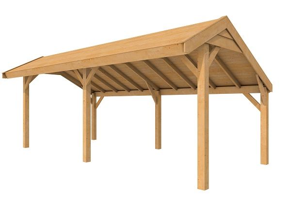 Douglasvision Kapschuur Comfort 505x320 cm - geïmpregneerd Douglasvision Kapschuur Comfort 505x320 cm - geïmpregneerd