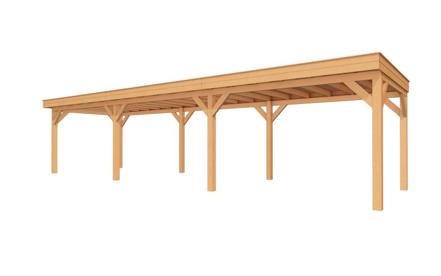 Buitenverblijf SUBLIME Plat dak - 1100x300 cm Buitenverblijf SUBLIME Plat dak - 1100x300 cm