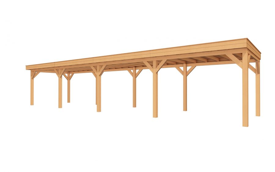 Buitenverblijf SUBLIME Plat dak - 1300x300 cm Buitenverblijf SUBLIME Plat dak - 1300x300 cm
