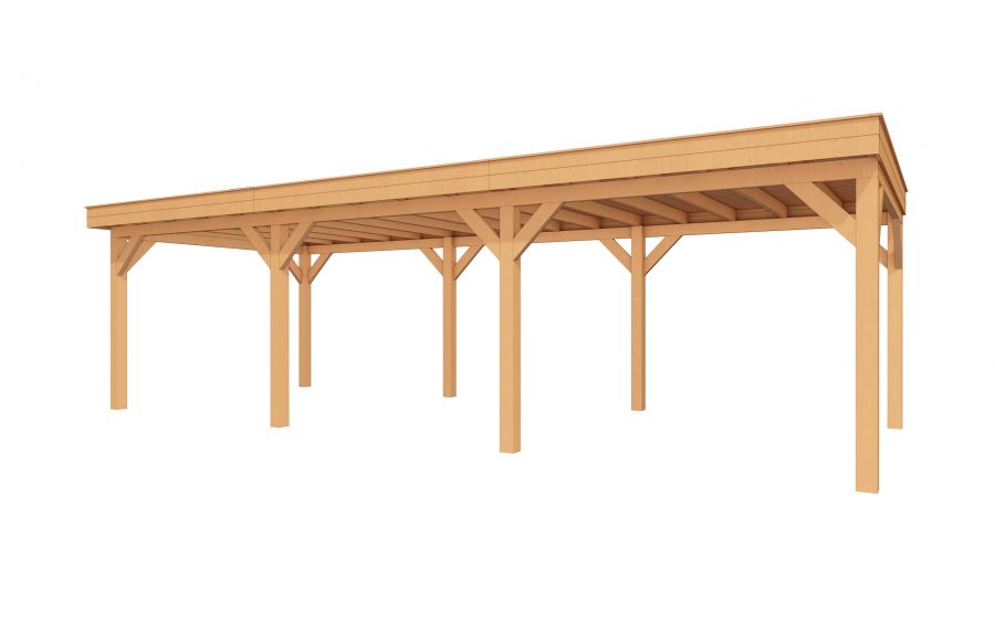 Buitenverblijf SUBLIME Plat dak - 900x350 cm Buitenverblijf SUBLIME Plat dak - 900x350 cm