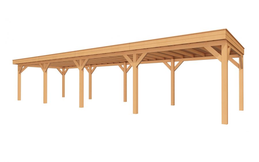 Buitenverblijf SUBLIME Plat dak - 1250x350 cm Buitenverblijf SUBLIME Plat dak - 1250x350 cm