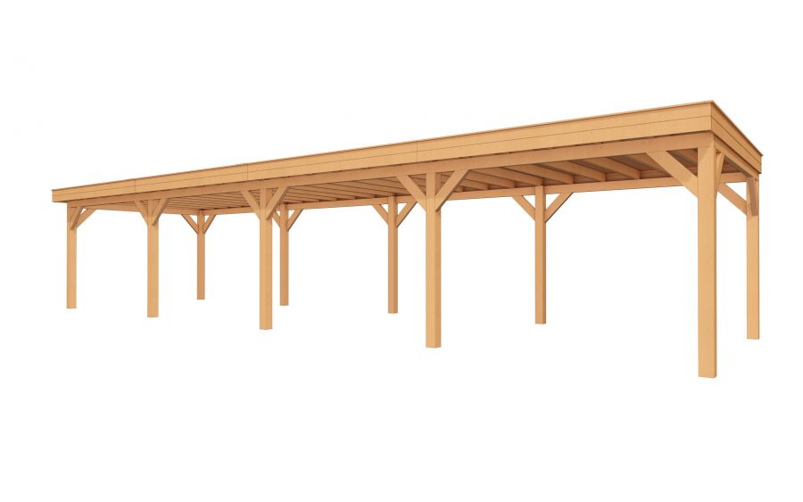 Buitenverblijf SUBLIME Plat dak - 1300x350 cm Buitenverblijf SUBLIME Plat dak - 1300x350 cm