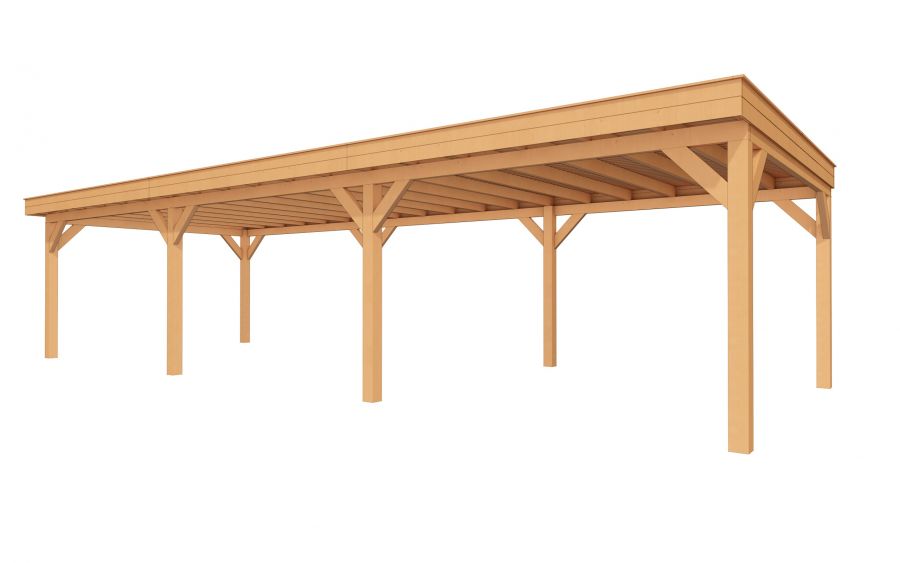 Buitenverblijf SUBLIME Plat dak - 1100x400 cm Buitenverblijf SUBLIME Plat dak - 1100x400 cm