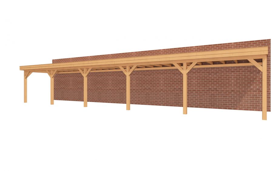 YARD Outdoor veranda SUBLIME Plat dak - 1500x300 cm YARD Outdoor veranda SUBLIME Plat dak - 1500x300 cm