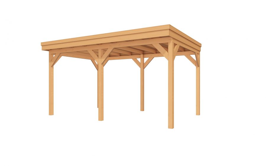 Buitenverblijf EASYLINE Plat dak - 500x300 cm - Bouwpakket Buitenverblijf EASYLINE Plat dak - 500x300 cm - Bouwpakket